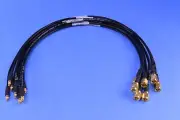 8 Times Microwave SMA (f) to MMCX (m) Adapter RF Test on LMR-11A Coax Cable 14"