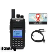 MD-UV380 5W 5KM DMR Transceiver Walkie Talkie Transceiver + Programming Cable