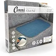 Conni Waterproof and Absorbent Chair Pad, Discreet Protection from leaks for Your Chair, Wheelchair, Sofa, car seat, Couch, Large 51 x 61 cm, Teal Blue