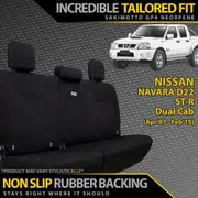 Nissan Navara D22 - ST-R - GP4 Neoprene Rear Row Seat Covers (In Stock)