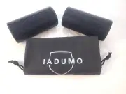IADUMO Black Barbell Grips - Thick Dumbbell Arm Blaster Adapter High-Density