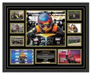 OSCAR PIASTRI F1 2023 MCLAREN SIGNED LIMITED EDITION FRAMED MEMORABILIA