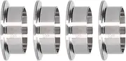 Spacnana 4Pcs Φ51 Chuck 64 Arrow Storage Case Couplings for Petrochemical Stainless Steel Clamp Fittings