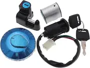 Ignition Key Switches for Monkey Z50 Bike Ignition Fuel Tank Cap Helmet Anti-Theft Lock Ignition Barrel Key Switch
