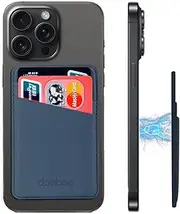 doeboe Compatible with Magsafe Wallet iPhone 14 Pro Max, Leather Card Holder for Back of iPhone14 Pro, Magnetic Credit Card Wallets for iPhone 14/13/12 Series, Mag Safe Accessories