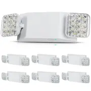 6 PCs Commercial Emergency Light LED Exit Lighting Fixtures Backup Battery