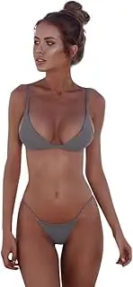 [Generic] Plus Size Swimwear Tops Swimsuit Women Bandage Set Brazilian Beachwear Bandeau Swimwear Push Up Bikini Swimwears Tankinis Set Push up Bra Swimsuits for Women