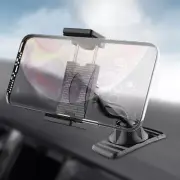 Car Dashboard Mount Phone Holder Clip 360° Phone Stand Bracket Accessories Black (for: MG)