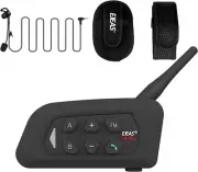 1200M Full Duplex Football Referee Bluetooth Headset Intercom 4 People Talking