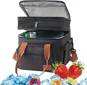 Thermal Bag Picnic Bag, Thermal Bag for Food Delivery, Thermal Bag Thermal Bag Thermal Bag Large Foldable Thermal Bag for Picnic, Beach, Work, Travel, 18L