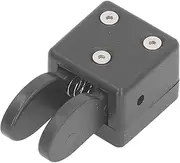 Double Paddle CW Key, Mini CW Key Automatic Morse, Double Paddle Morse Code Key with Magnetic Base for Shortwave Radio Morse Code QU-2020 Black