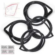 For Toyota Vios NSP15 2013 - 16 Set 4Dr Glass Run Channel Rubber Seal Door
