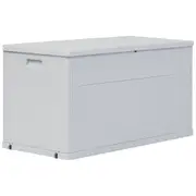 Garden Storage Box 420 L Light Grey vidaXL