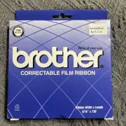 Brother 7020 Black Correctable Typewriter Film Ribbon 5/16" x 738'