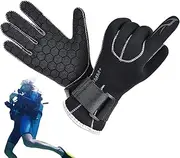 Spearfishing Gloves - Fishing Gloves Anti-Slip Water Proof Gloves | Paddling Gloves, Diving Equipment, Diving Gear for Men, Women, Sea, Lakes, Rivers