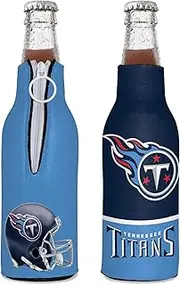 WinCraft NFL Tennessee Titans Bottle Cooler, Stubby Holder, Team Colors, One Size