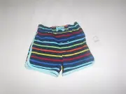 NEW, BABY BOYS WONDER NATION STRIPED SWIM TRUNKS, SIZE 0-3 MONTHS