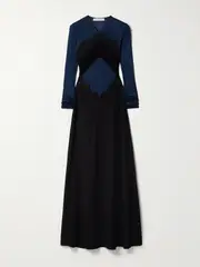 [Christopher Esber] Christopher Esber - Verner Paneled Ruched Silk-tulle And Lace-trimmed Jersey And Cady Gown - Black - UK 8 UK 8 Black