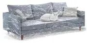 Pet Sofa Couch Seat Cover Furniture Protector Cats Dogs Clear Plastic Waterproof