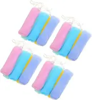 Baluue 20pcs Soap Saving for Soap Bars Exfoliating Pouches Handmade Foaming Pouches