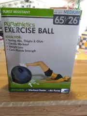 65cm anti-burst exercise body ball.