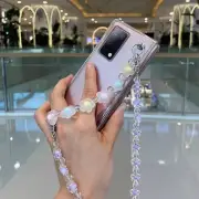 Luxury Beauty DIY Flowers Two Bracelet Chain Case For Samsung Galaxy Z Fold6/5/4