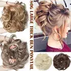 85g Large Curly Scrunchie Messy Bun Hair Piece Updo Ponytail Hair Extension AU