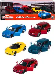 Majorette Alfa Romeo Edition Cars 5 Piece Gift Pack