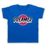 DREAMER HIPSTER 標語復古酷有趣復古 CHILDS T 恤