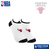 在飛比找蝦皮商城優惠-NBA襪子 平版襪 船襪 公牛隊 球隊款緹花船襪 NBA運動