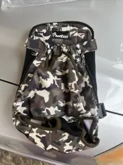 Pawaboo camo Pet Carrier Backpack Adjustable Pet Dog Carrier Backpack sz L