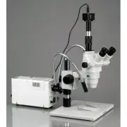 AmScope 2X-225X Large Stand Circuit Board Zoom Stereo Microscope+3MP USB3 Camera