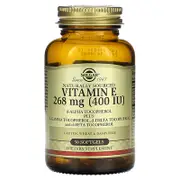 Solgar, Naturally Sourced Vitamin E, 268 mg (400 IU), 50 Softgels