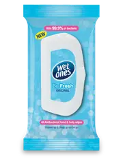 Wet Ones Antibacterial Be Fresh 40 Wipes