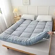 Foldable Thicken Japanese Futon Mattress Portable Dormitory Sleeping Pad Floor Mattress Roll Up Camping Mattress Full Size ZSMFCD(04,90 * 200cm)