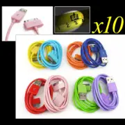 10X 8-COLOR 6FT USB 30PIN CABLES DATA SYNC CHARGER FOR GALAXY TAB 7 8.9 10.1