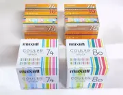 【NEW SEALED x 40】Maxell MD Mini Disc ”COULER” 74min & 80min 5 COLORS MIX #0617