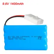 1Pcs 9.6V 1400mAh NiCd AA Rechargeable Battery for Remote Control Car Truck Boat
