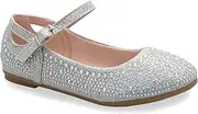 [Olivia K] Girl's Sparkly Ballet Rhinestone Flats (Toddler/Little Girl)
