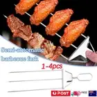 Grilling Savant 3 Way Skewers, Metal Skewers For Grilling Skewers BBQ Sticks Set