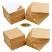 120Pcs Self Adhesive Cork Squares, MOTASOM 4 x 4 Inch Strong Cork Adhesive Sheet