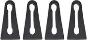 HUVNEXA Car Sound Deadener Damper Door Lock Buffer Deadening Damping, for VW, for Transporter T5 T6 2003 2004 2005 2006 2007-2020 Caravelle car Door Shock Absorber Car Door Damping Buffer(Black 4Pcs)