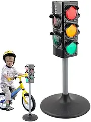 Traffic Light | Traffic Signal Light Model | Learning and Education Toys, Early Educational Playset, Pretend Play Road Signs for Kids Boys Girls