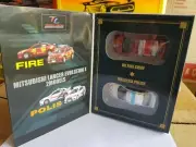 2013 TOMICA LIMITED - MITSUBISHI LANCER EVO X - FIRE / POLICE TWIN SET