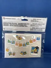 Pokemon Center Graduation Pikachu Celebration 2021 Pin And Card SEALED