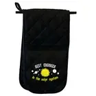 Best Engineer Solar System - Novelty Mitt Oven Gloves Kitchen Chef BBQ Mitts