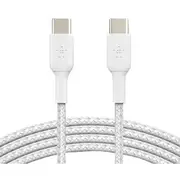 Belkin BoostCharge Braided USB-C to USB-C Cable 1m White