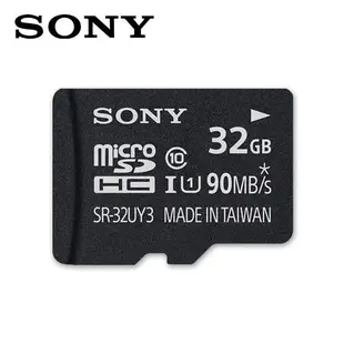 SONY microSDHC SR-UY3A 90 MB/s記憶卡 32GB (公司貨附轉卡)