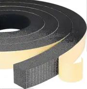 Walkbee Foam Gasket Strip 2 Rolls 25mm(w) X20mm(h) X4m(l) Seal Weatherproof Shockproof Anticollision Furnitu