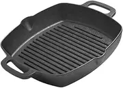 Griddle Pan BBQ Grill Pan Nonstick Practical with Handles Cookware Outdoor Grilling Pan Steak Pan for Meats Camping Pancakes